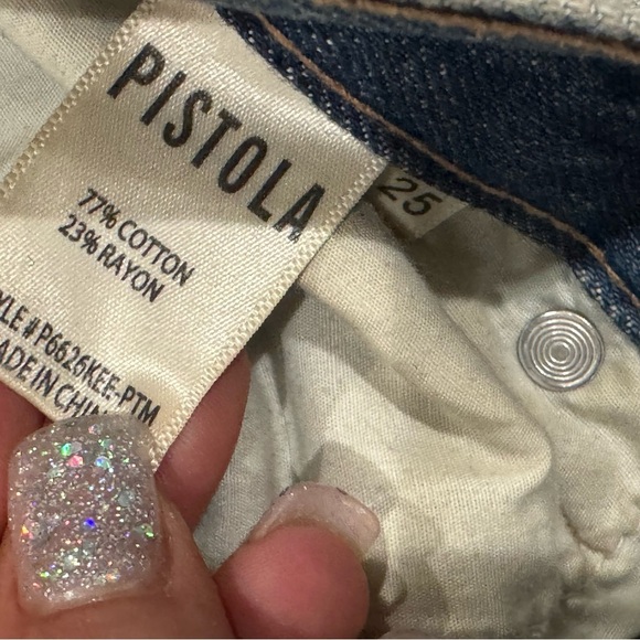 Pistola denim Presley 90’s style straight leg high rise faded wash jean ❤️ - Picture 7 of 7